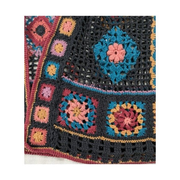 Coldwater Creek Multicolor Crochet Sweater Size Small - Picture 7 of 7